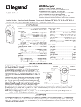 Legrand FSP-211B Single/Dual Phase (Universal), High/Low/Off, PIR Fixture Integrated Outdoor Sensor In IP66 Enclosure Guía del usuario