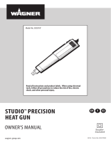 Wagner SprayTech Studio Precision Heat Gun Manual de usuario
