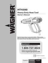 Wagner SprayTech HT4500 Heat Gun Manual de usuario