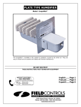 FIELD CONTROLS EvapoMist Plate Type Humidifier El manual del propietario