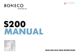 Boneco S200 Manual de usuario