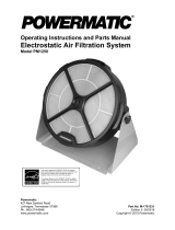 Powermatic PM 1250 Micro-Dust AFS 1791331 Manual de usuario
