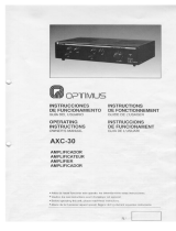 Optimus AXC-30 Manual de usuario