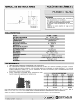 Optimus PT-850BC CM804i Manual de usuario