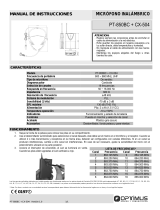 Optimus PT-850BC CX-504 Manual de usuario