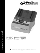 ProTeam FreeFlex Battery El manual del propietario