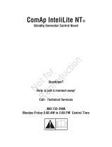 Simplicity COMAP INTELILITE CONTROL PANEL 317970-00 Manual de usuario