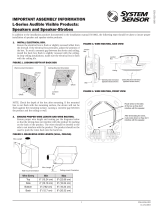 System Sensor Important Assembly Information Manual de usuario