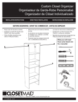 ClosetMaid 16 In. Starter Kit Guía de instalación