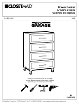 ClosetMaid 4 Drawer Cabinet Manual de usuario