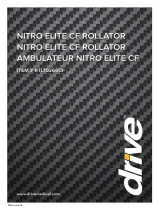 Drive Medical Nitro Elite CF Carbon Fiber Rollator Manual de usuario