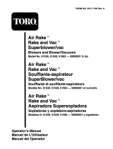 Toro 600 Air Rake Manual de usuario