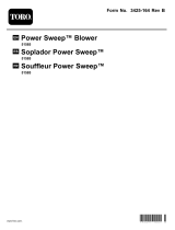 Toro Power Sweep Blower Manual de usuario