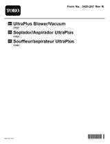 Toro UltraPlus Blower/Vacuum Manual de usuario