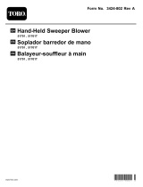 Toro Hand-Held Sweeper Blower Manual de usuario