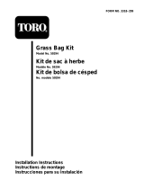 Toro Side Bag Kit, 18" Electric Mower Guía de instalación
