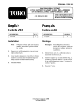 Toro Bag Door Bracket Kit, Rear Baggers Guía de instalación