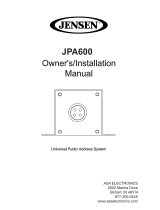 Voyager JPA600 Manual de usuario