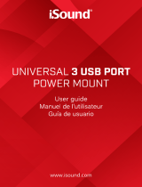 iSound Car 3 USB Port Power Mount Guía del usuario