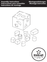 KidKraft Shape Sorting Cube Assembly Instruction