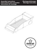 KidKraft Racecar Toddler Bed Assembly Instruction