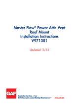 Master Flow ERV6BL Guía de instalación