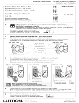 Lutron CA-1PS-BR Guía de instalación