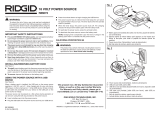 RIDGID AC86072B-AC870015N Manual de usuario
