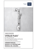 GROHE VITALIO FLEX 26520000 Guía de instalación