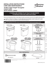 American Standard 4385A104.020 Instrucciones de operación