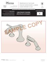 Pfister LG6-4RHC Manual de usuario