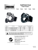 Reese Towpower 74116 Instrucciones de operación