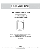 Good Lumens by Madison Avenue 29838 Instrucciones de operación