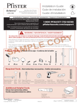 Pfister LG16-3DEK Guía de instalación