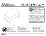 Altra Furniture Ameriwood Industries 3596317PCOM Manual de usuario