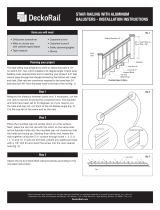 DeckoRail 237300 Instrucciones de operación