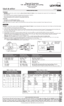 Leviton R50-05666-0CS Instrucciones de operación