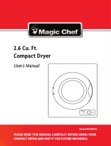 Magic Chef MCSDRY1S Guía de instalación