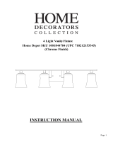 Home Decorators Collection 15334 Instrucciones de operación