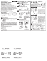 Lutron DVFSQ-F-BL Manual de usuario
