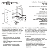 CE TECH 5103-WH-BK/RD Guía de instalación