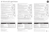 PROLINK 36in. Plug-In LED Under Cabinet Light Fixture, White Manual de usuario
