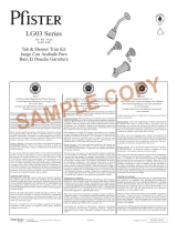 Pfister LG0382BC Guía de instalación