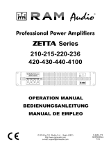 RAM ZETTA Series Instrucciones de operación