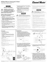 Channel Master STEALTHtenna CM-3010HD Guía de instalación