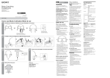 Sony MDRZX110/BLK Manual de usuario