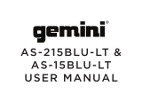 Gemini AS-215BLU-LT Manual de usuario