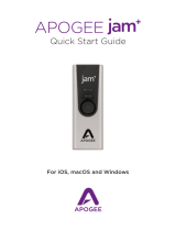 Apogee Jam Plus Guía del usuario