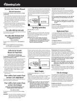 SentrySafe X105 Manual de usuario