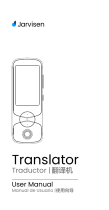 Jarvisen Language Translator Device Manual de usuario